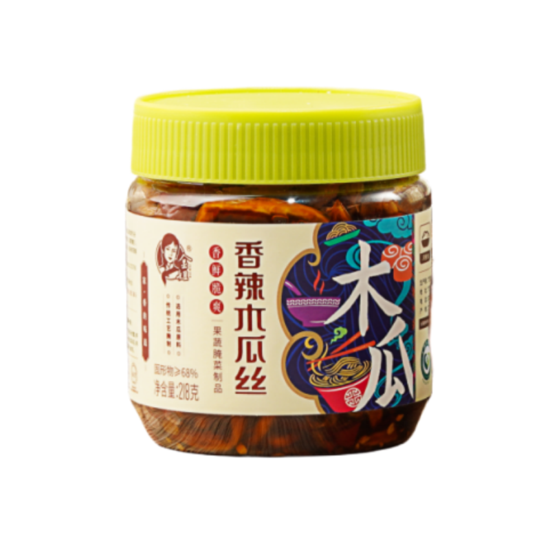 正宗横州金姐木瓜丝218g广西特产