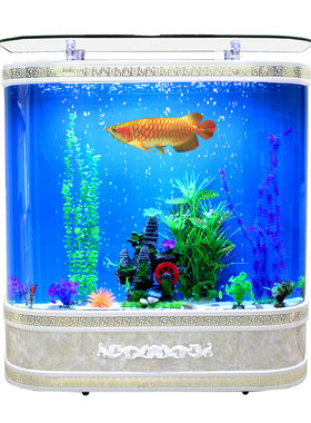 鱼缸水族箱客厅家用靠墙金鱼缸