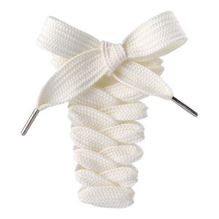 乐往鞋带适用Vans面包鞋Knu Skool宽扁鞋绳万斯板鞋黑白火龙果色