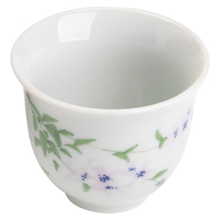 向行手绘盖碗茶杯陶瓷精致女士个人专用高档主人杯大容量功夫茶具