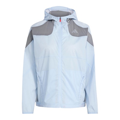 Adidas/阿迪达斯正品2025冬季款女士日常连帽拼接休闲外套KB1517
