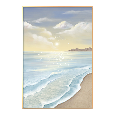 入户玄关装饰画海景过道走廊挂画