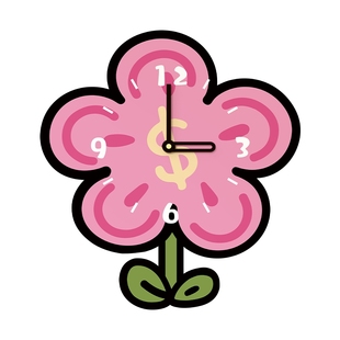 有钱花创意客厅钟表挂钟2025新款简约大气静音时钟挂墙高级感挂画