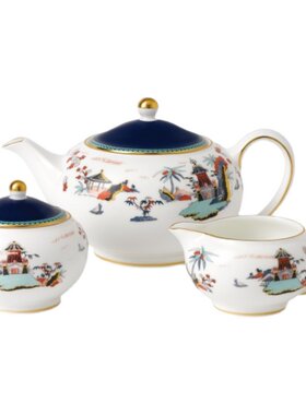 Wedgwood礼盒装骨瓷实用茶壶套装
