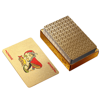 黄金黑金扑克牌pvc塑料高端成人土豪金扑克牌高颜值防水防折耐磨