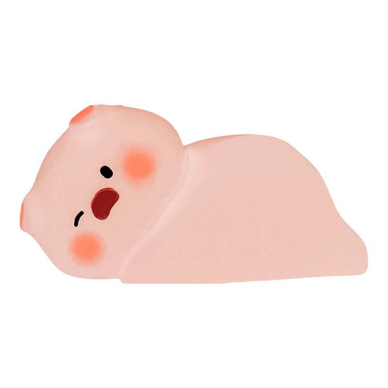 掌上明猪趣味伴睡灯拍打感应