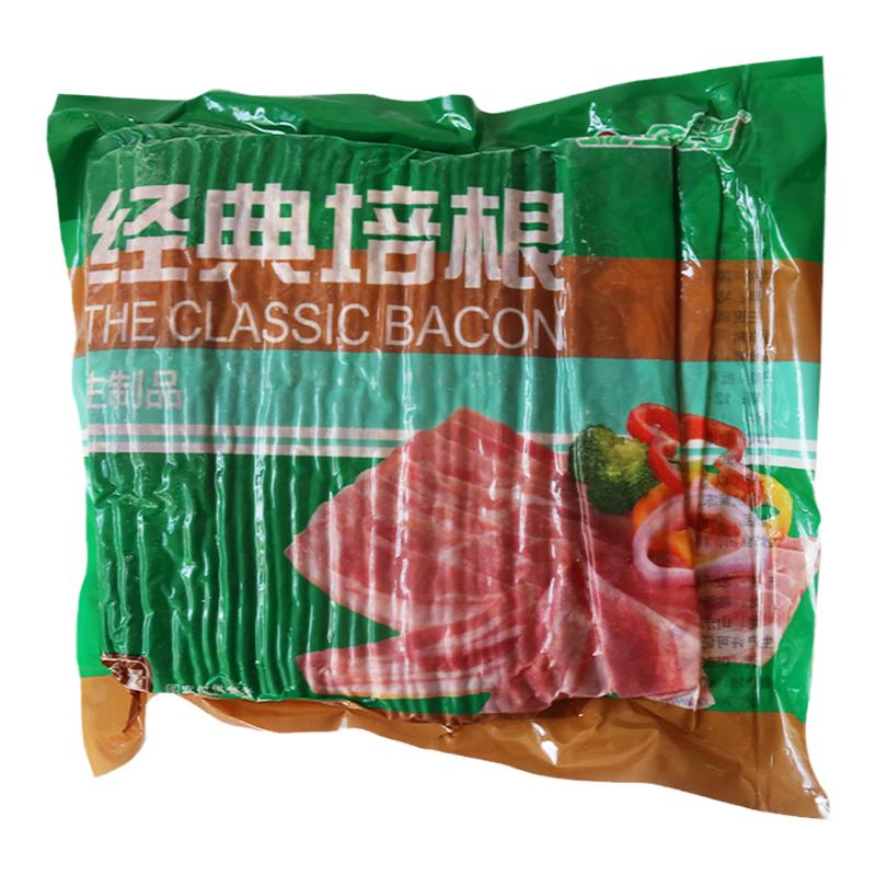 金锣经典培根1.5公斤约50片可做手抓饼早餐火锅的食材冷冻商用