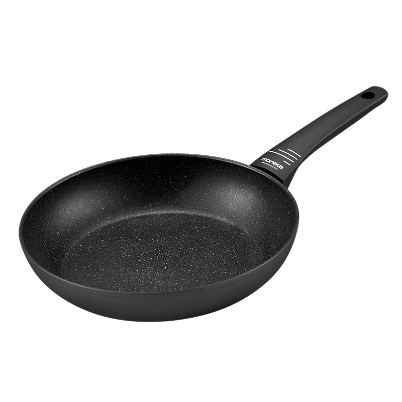 Moneta意大利進口麥飯石不粘鍋煎鍋平底鍋電磁爐小巧輕便 可機洗