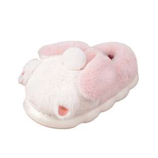 可爱包跟棉拖鞋女冬季2025新款室内家居防滑暖绒可外穿厚底棉鞋冬