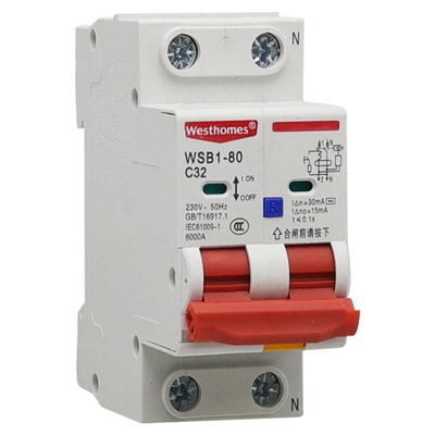 WSB1L-80漏电断路器C6340A