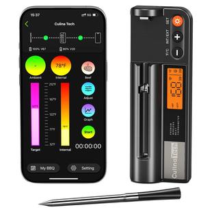智能无线蓝牙肉类温度计BBQ烤箱烤炉数字探针式食品烧烤牛排测温