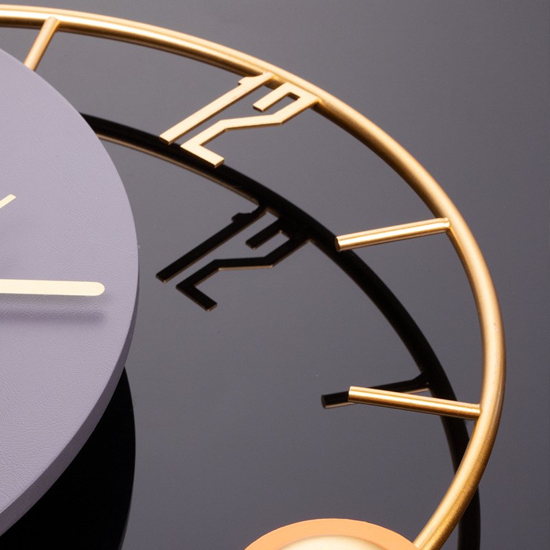 钟表客厅家用轻奢挂钟墙时尚现代装饰简约时钟高级大气挂感静音