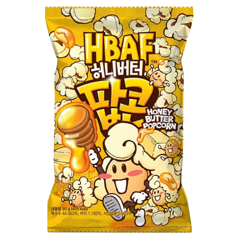 韩国直邮芭蜂蜂蜜黄油味爆米花
