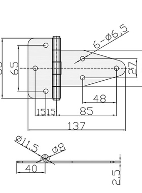 304不锈钢合页工业铰链电柜迅CL115重型合页铰链合页设备通
