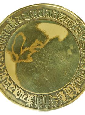 准提镜纯铜挂件准提佛母随身携带