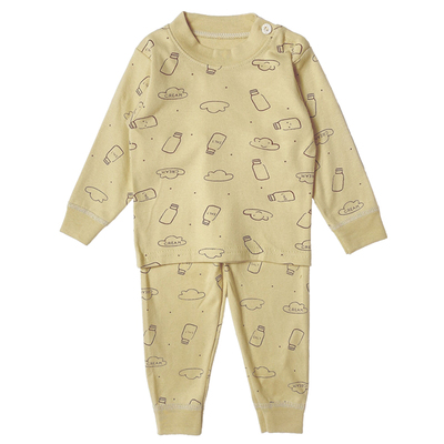 宝宝内衣套装春秋冬季高腰护肚裤