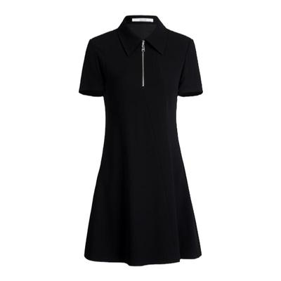 LAUREL金属拉链收腰连衣裙