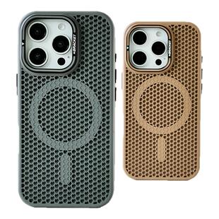 檬夏磁吸透气散热磨砂适用iphone17/16promax手机壳苹果14防摔12pro高级感13男生magsafe镜头支架小众创意15