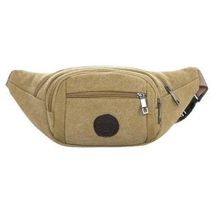 2023新款帆布腰包男女通用多功能收银包收钱生意包户外运动小背包