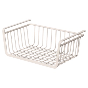 厨房橱柜置物架下挂架挂篮柜子分层悬挂式拉篮零食免打孔储物架