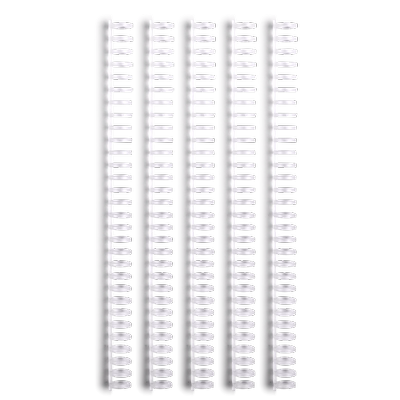 装订条圈环扣30孔diy磨砂塑料