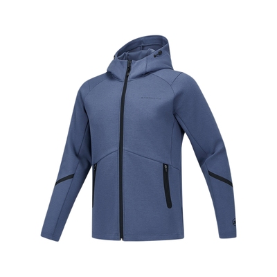 Skechers斯凯奇春季男款休闲运动连帽梭织外套 P125M024/0479