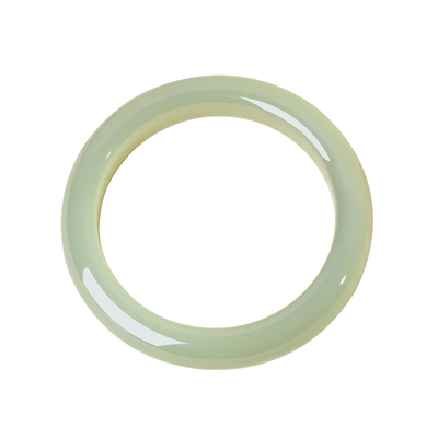 54.8mm和田玉高冰晴水手镯女款