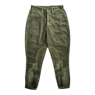 西里布全棉灯芯绒马裤 咔叽复古休闲条绒骑士裤哈伦裤新品非rrl