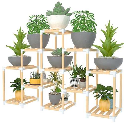 花架子实木置物架落地式多层阳台多家用客厅萝花盆室内绿架新品肉