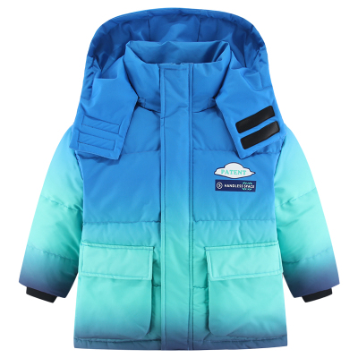 雪中飞kids男童渐变儿童羽绒服