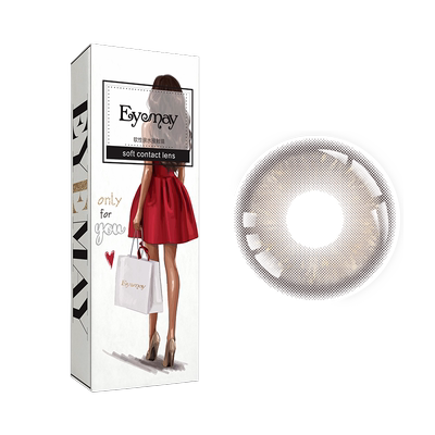 蓝色美瞳日抛30片大小直径混血感自然隐形眼镜女正品官方旗舰店