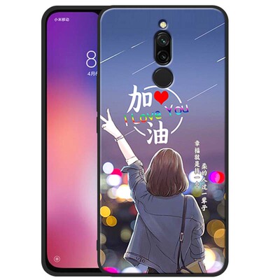 红米8手机壳男女新款Redmi8全包边防摔硅胶软壳网红磨砂壳