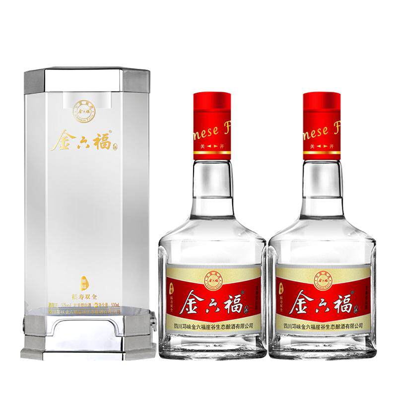 金六福度浓香纯粮食酒6