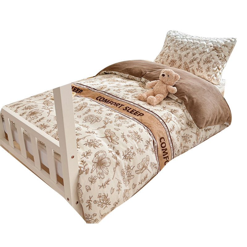 A类牛奶绒床褥垫四件套冬季加绒加厚法兰绒床护垫大学生宿舍床垫