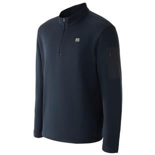 KOLON SPORT可隆抓绒衣保暖男士POLARTEC混纺半拉链长袖T恤