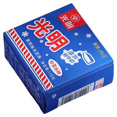 光明白雪冰砖香草味冰淇淋