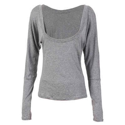 瑜伽服罩衫女宽松显瘦跑步健身