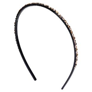 高级感水钻发箍细款百搭带齿防滑束发带洗脸专用碎发整理头箍发卡