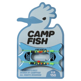 CAMPFISH小物钓线组专业成品线组鳑鲏白条BKK半月溪流主子线