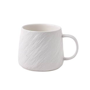 简约陶瓷马克杯大容量喝水杯子小众男生水杯茶杯办公室家用咖啡杯