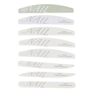 Brainbow8支装美甲工具指甲打磨搓条可水洗卸甲修甲型抛光海绵挫