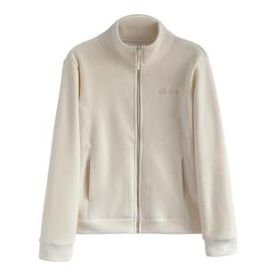 CKDH摇粒绒外套女春秋冬季2025新款宽松休闲百搭户外抓绒衣内胆男