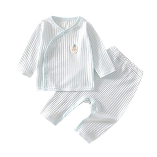 冰肤棉宝宝睡衣夏季薄款男宝女宝夏天空调房婴幼儿分体套装家居服