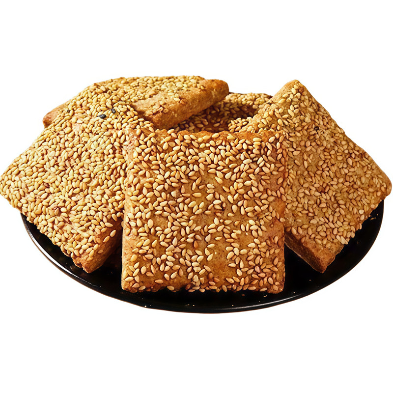 荞麦缸炉烧饼椒盐酥无加蔗糖咸味糕点千层酥老年人零食品河北特产