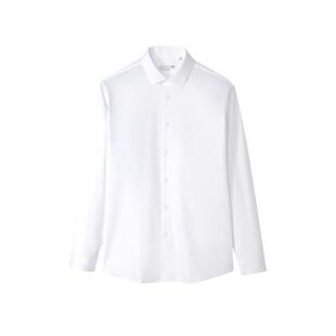 海澜之家抗皱白衬衫男装商务正装长袖加厚西装内衬工装衬衣工作服