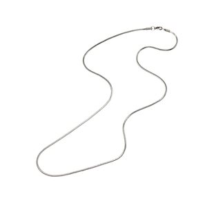 钛钢项链男款健身简约高级感方形蛇骨素链中性百搭细款金色锁骨链