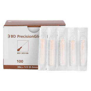 美国进口BD305106/304000小粉针头医美微整27g30g13mm无菌注射针