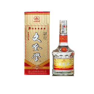 新银文登学白酒四星32度粮食酒威海特产文登学酒一整箱6瓶