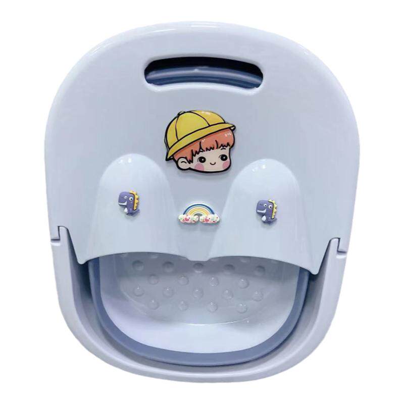 卡通可折叠塑料儿童泡脚桶