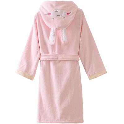 儿童浴袍纯棉毛巾吸水游泳洗澡穿